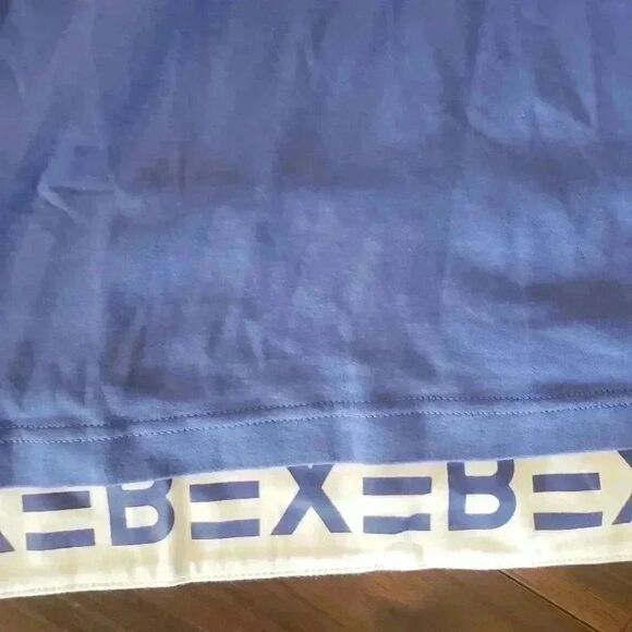 Xebex Sport Men's Blue White Embroidered Logo Shirt NEW - Picture 8 of 13